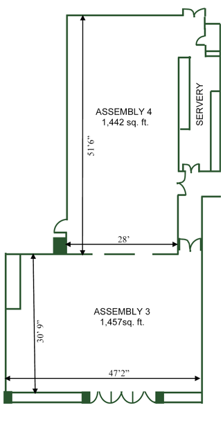 assembly room 3 and 4