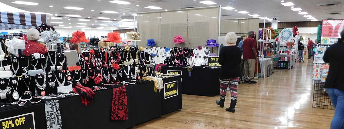 An exhibition takes place at the Brazos Center.