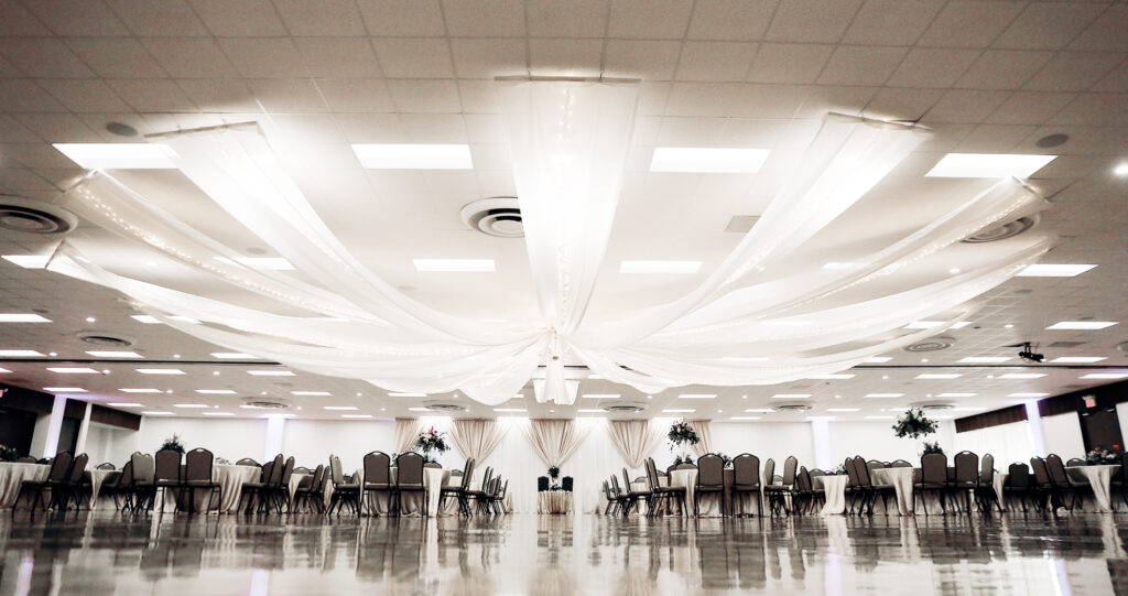 Carpenter wedding setup