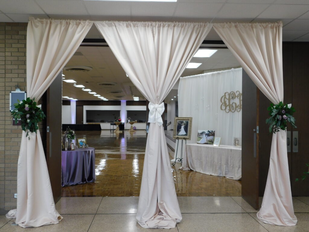 Carpenter wedding setup