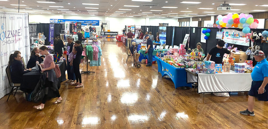 An exhibition is held at the Brazos Center.