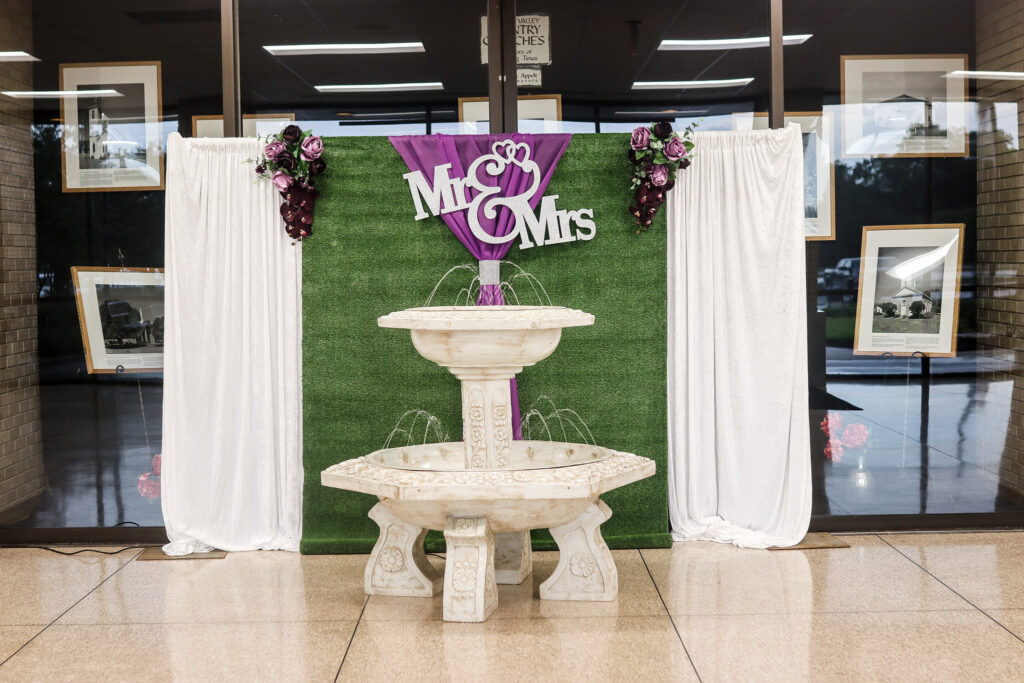 Kimbro wedding setup